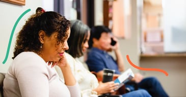 Patients in waiting room
